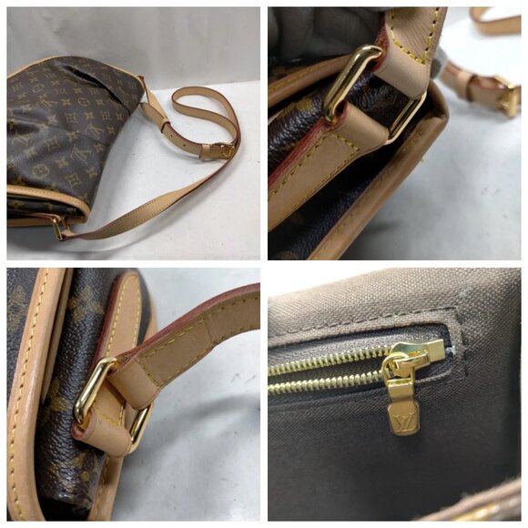 Louis Vuitton LV Shoulder Bag Montsouris MM Brown Monogram 1277-042925 - Picture 7 of 13